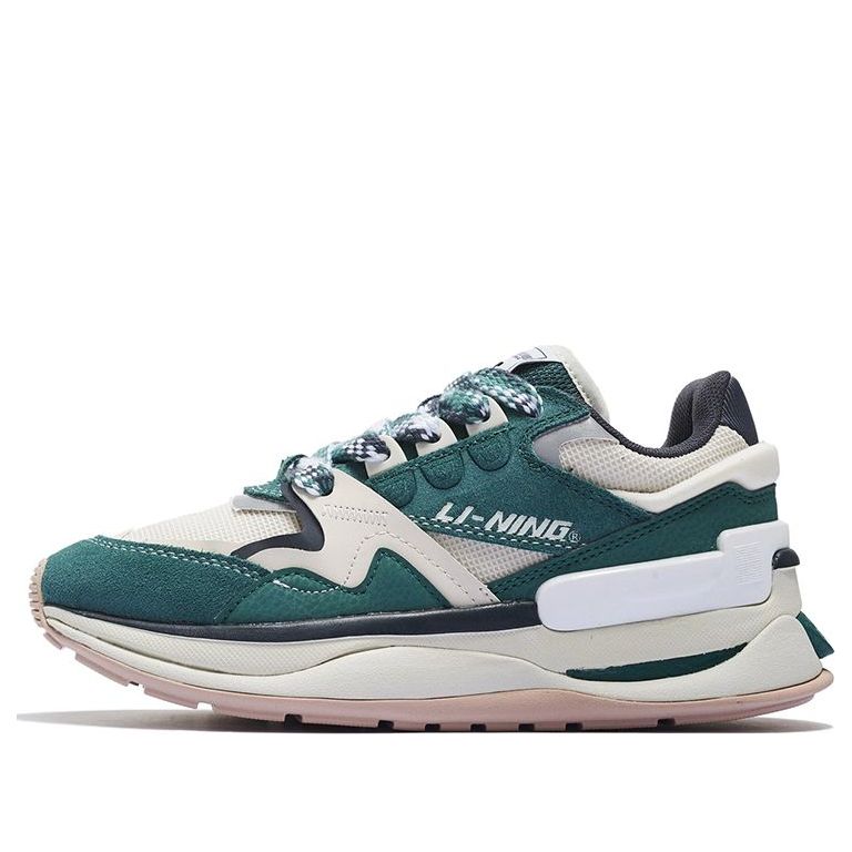 (WMNS) Li-Ning 001 Moment 3M 'Green White Tan' AGCS110-4