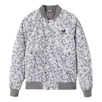 New Balance Athletic Camo Full-Zip Coat 'White Grey' NP546023-MIX