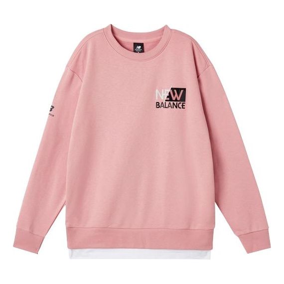 New Balance Casual Logo Sweatshirts 'Pink' AMT11314-CYK