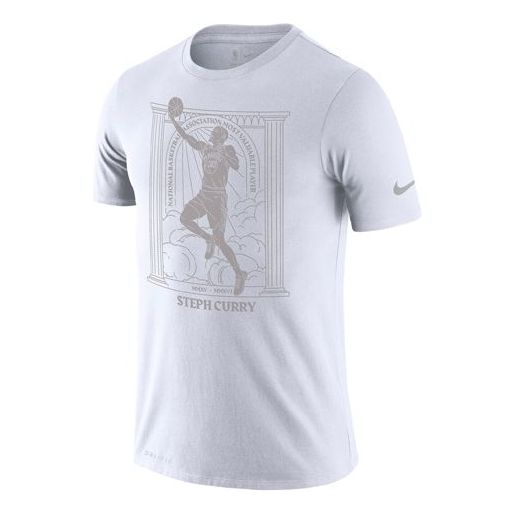 Nike Golden State Warriors MVP DRI-FIT NBA Quick Dry Short Sleeve White CT4011-100