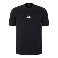 adidas Essentials T-Shirt 'Black White' JY8562