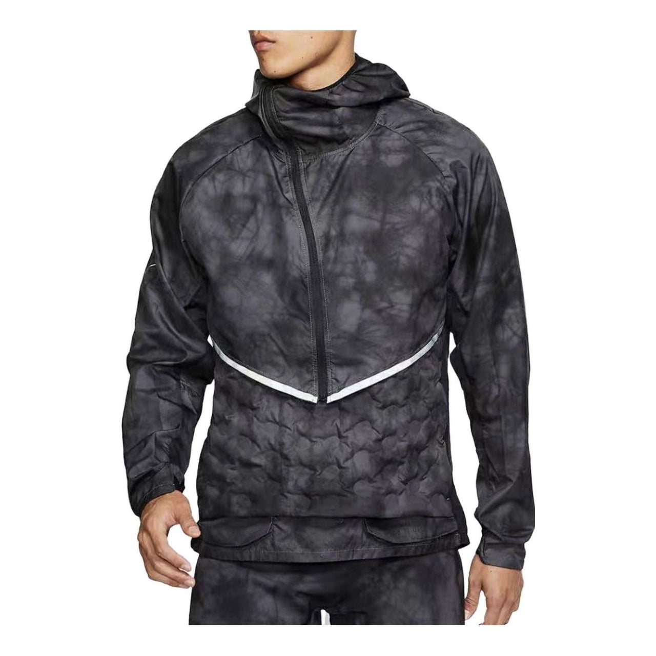 Nike Aeroloft Tech Pack Repel 2in1 Running Jacket 'Black Grey' BV5700-021