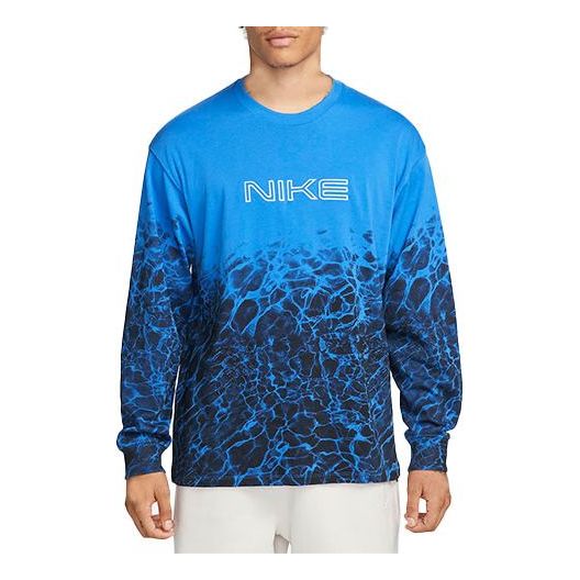 Nike Kukini Long Sleeve Tee 'Bright Blue' FB3031-403