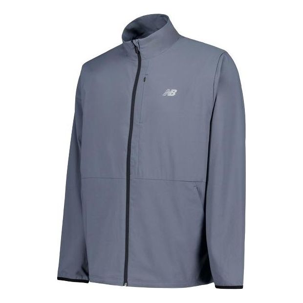 New Balance Stretch Woven Jacket 'Graphite' MJ41062-GT