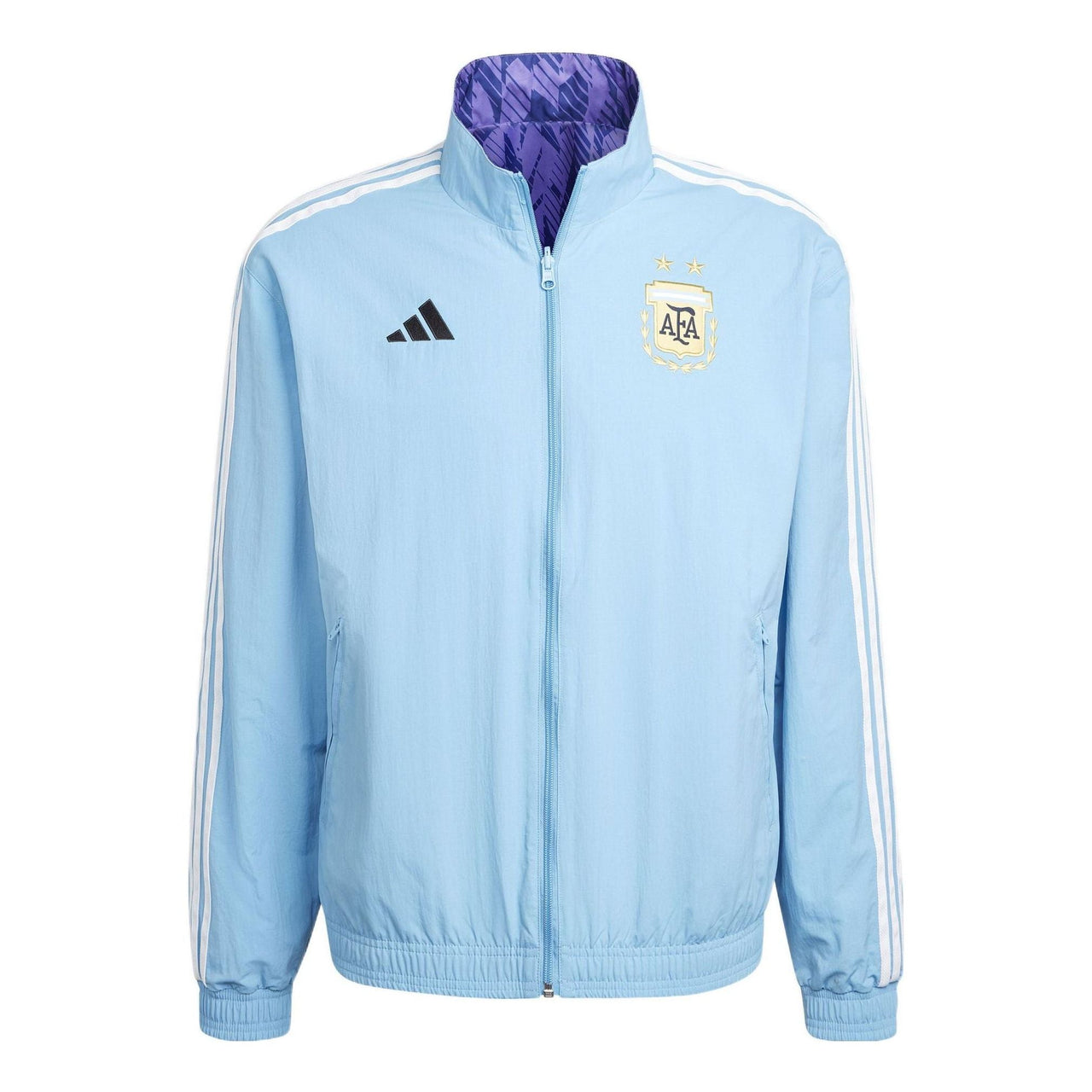 adidas Argentina Anthem Jacket Men's Sports Soccer Running Top Light Blue HF3948