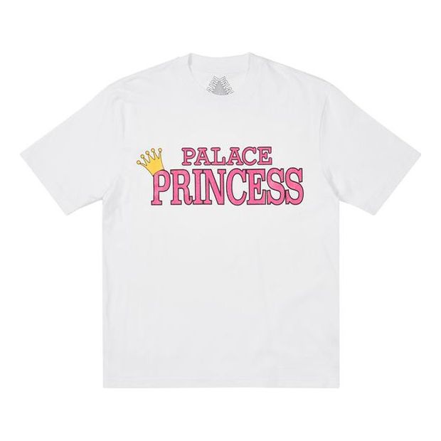 PALACE Princess Alphabet Pattern Short Sleeve Unisex White P20TS161