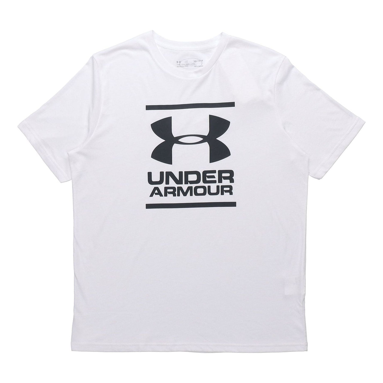Men's Under Armour Gl Foundation Casual Round Neck Sports Breathable Short Sleeve White 1326849-100