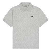 New Balance Cotton Polo Shirt 'Grey' NFE21011-MGR