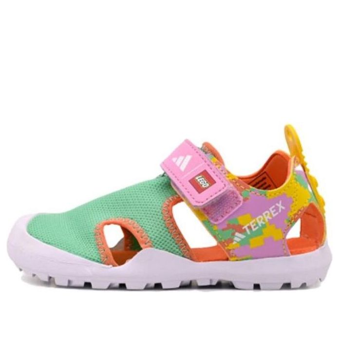(GS) adidas Terrex Captain Toey J x LEGO 'Green Glow Orchid' HQ5848