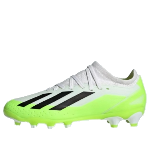 (GS) adidas X Crazyfast.3 MG 'White Black Lucid Lemon' IE1567