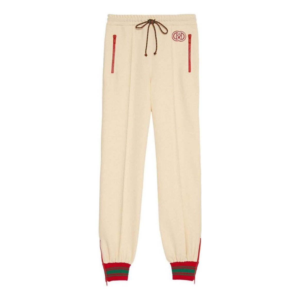 (WMNS) Gucci Polyester Blend Jogging Pants 'Ivory' 734577-XJEWO-9782
