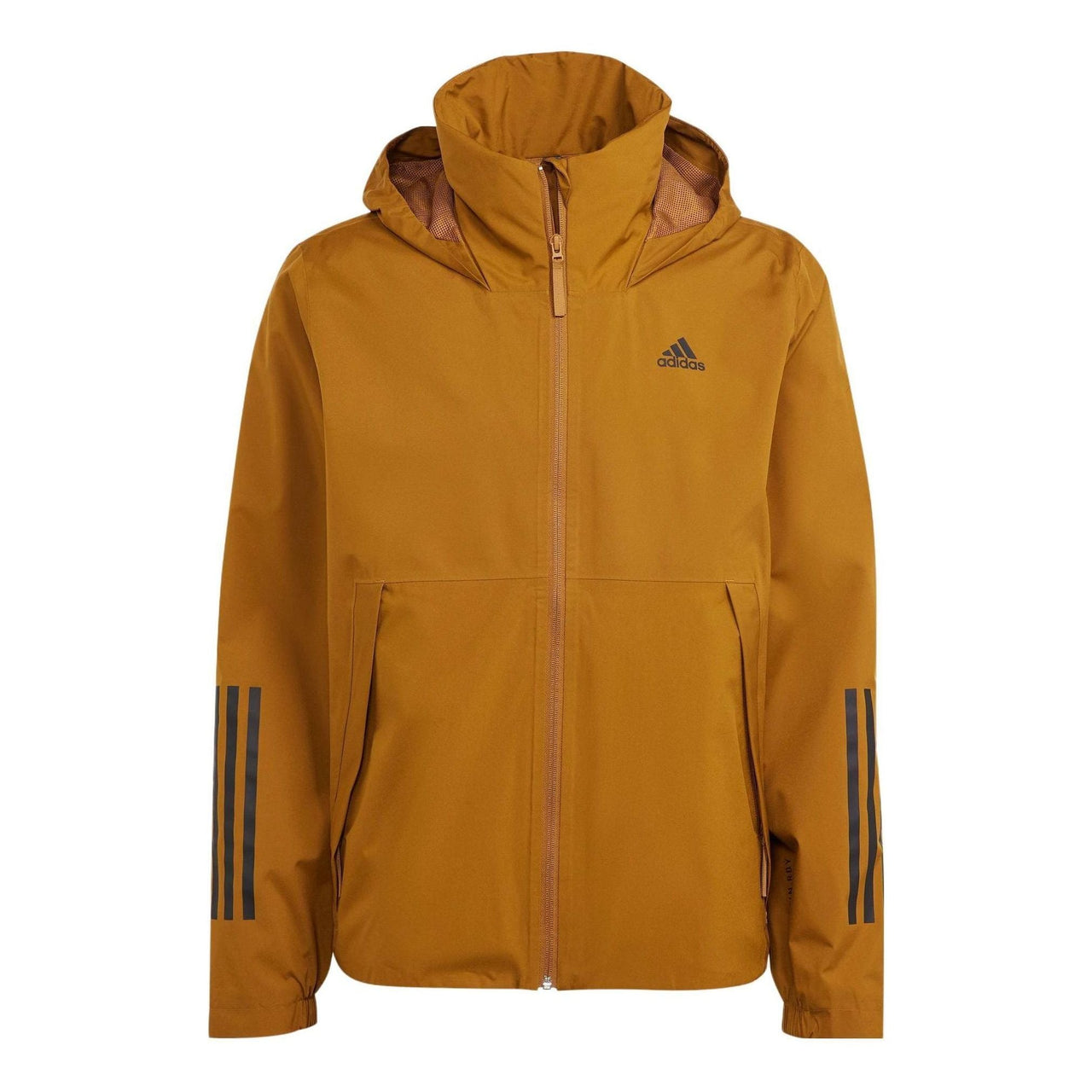 adidas Bsc 3-Stripes Rain.Rdy Jackets 'Brown' IK0506