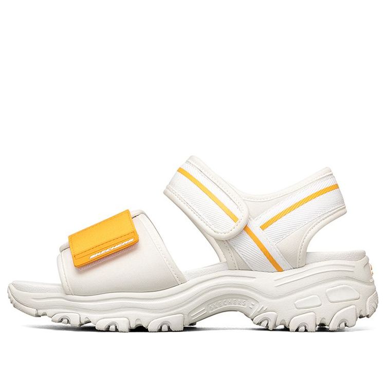 (WMNS) Skechers D'Lites 1.0 'White Yellow' 119239-WYL