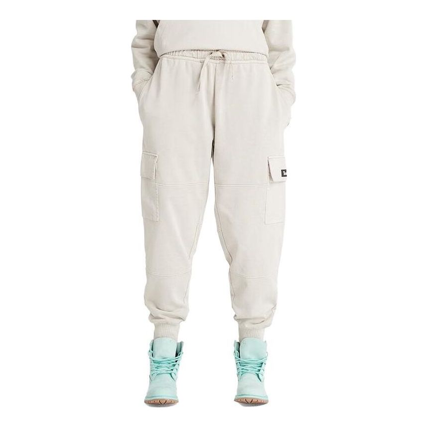 Timberland Mixed Media Garment Dye Sweatpants 'White' A6JT5-CY2