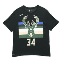 Nike NBA 19-20 Milwaukee Bucks Antetokounmpo Tee Black BQ1547-024