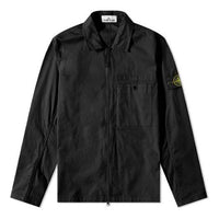 STONE ISLAND Supima Cotton Shirt Jacket 'Black' 761512619-V0029