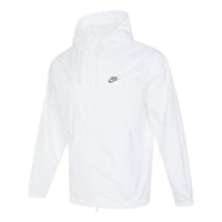 Nike Club Woven Hooded Jacket 'White' FB7805-100