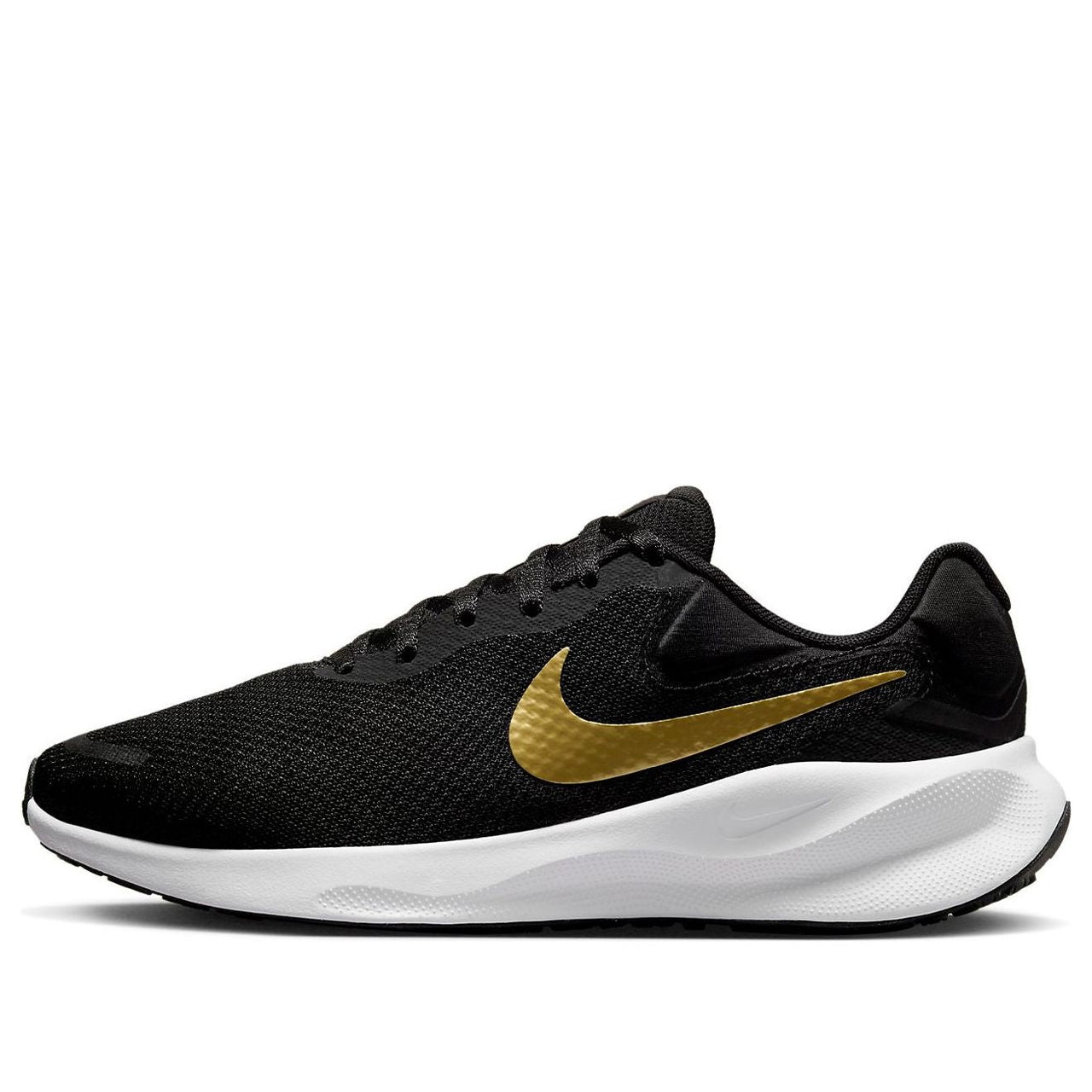 (WMNS) Nike Revolution 7 'Black Metallic Gold' FZ6829-002