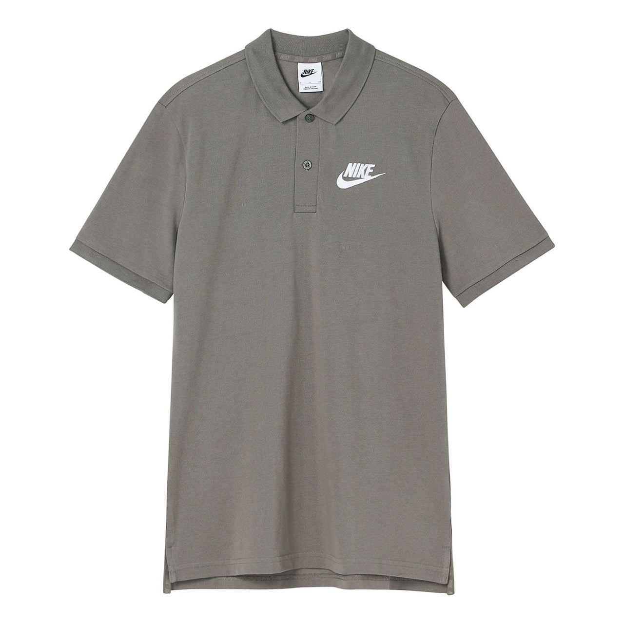 Men's Nike Pure Cotton Knit Breathable Athleisure Casual Sports Short Sleeve Khaki Polo Shirt DV9708-081