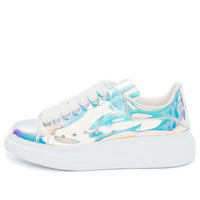 (WMNS) Alexander McQueen Oversized Sneaker 'White Multicolour' 558944W4LF28446