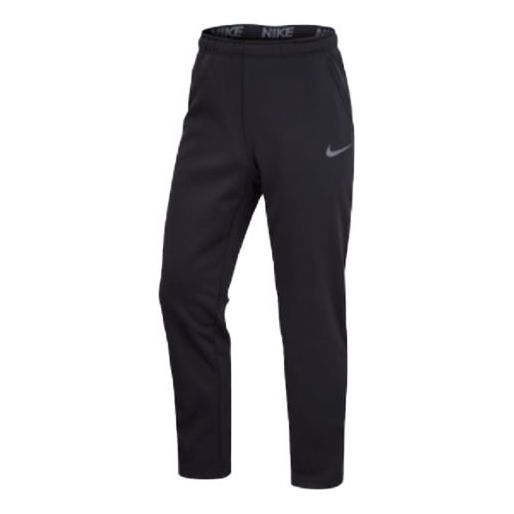 Men's Nike Solid Color Small Logo Fleece Casual Training Sports Pants/Trousers/Joggers Black CZ4350-010