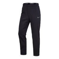 Men's Nike Solid Color Small Logo Fleece Casual Training Sports Pants/Trousers/Joggers Black CZ4350-010