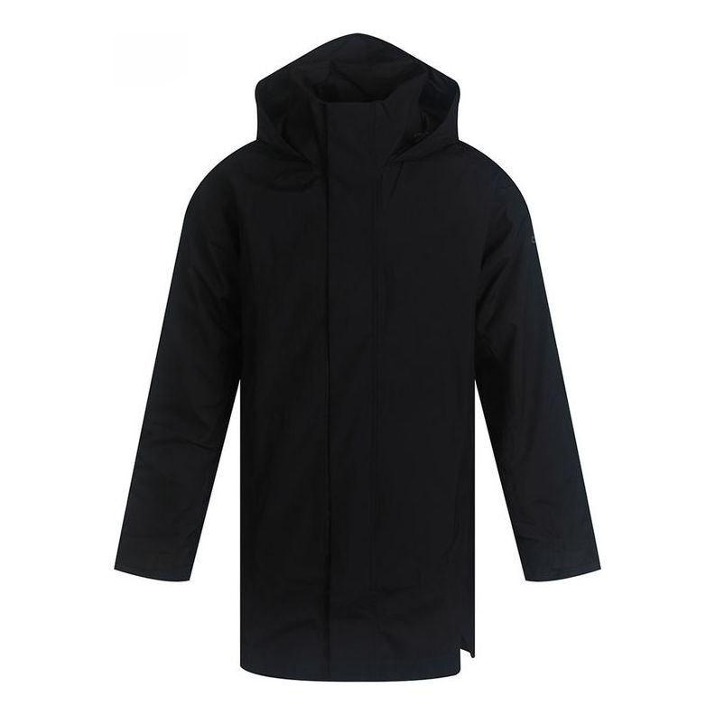 adidas Urban Parka R.R Hooded Sports Tatting Sports Coat Men Black FI0632