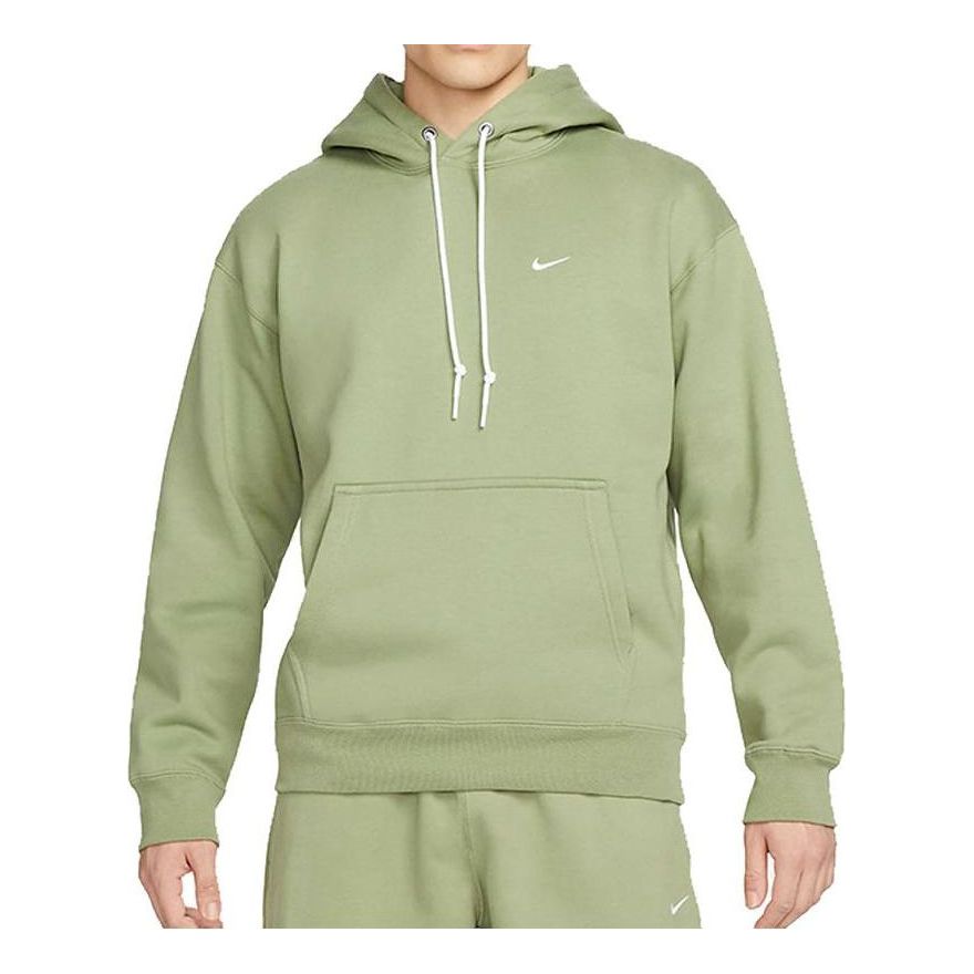 Nike Solo Swoosh Fleece Hoodie 'Green' DX1356-386