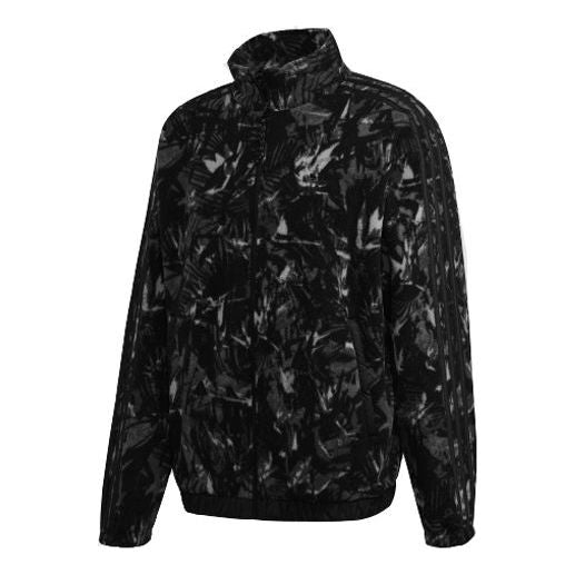 adidas originals Polar Fleece AOP Jacket For Men Black GD0007