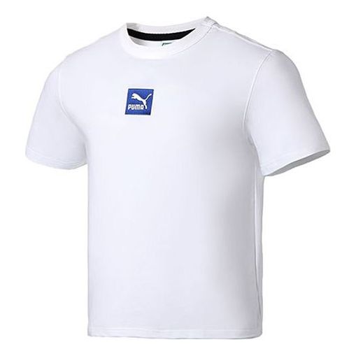 PUMA Emb Short Sleeve T-Shirt 'White' 536781-02