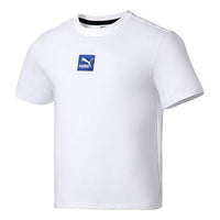 PUMA Emb Short Sleeve T-Shirt 'White' 536781-02