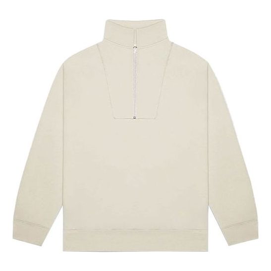 (WMNS) Fear of God Essentials SS22 Half-Zip Pullover 'Wheat' FOG-SS22-206