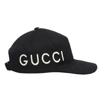 (WMNS) Gucci Love Logo Embroidered Hat 'Black' 478948-3HD05-1000
