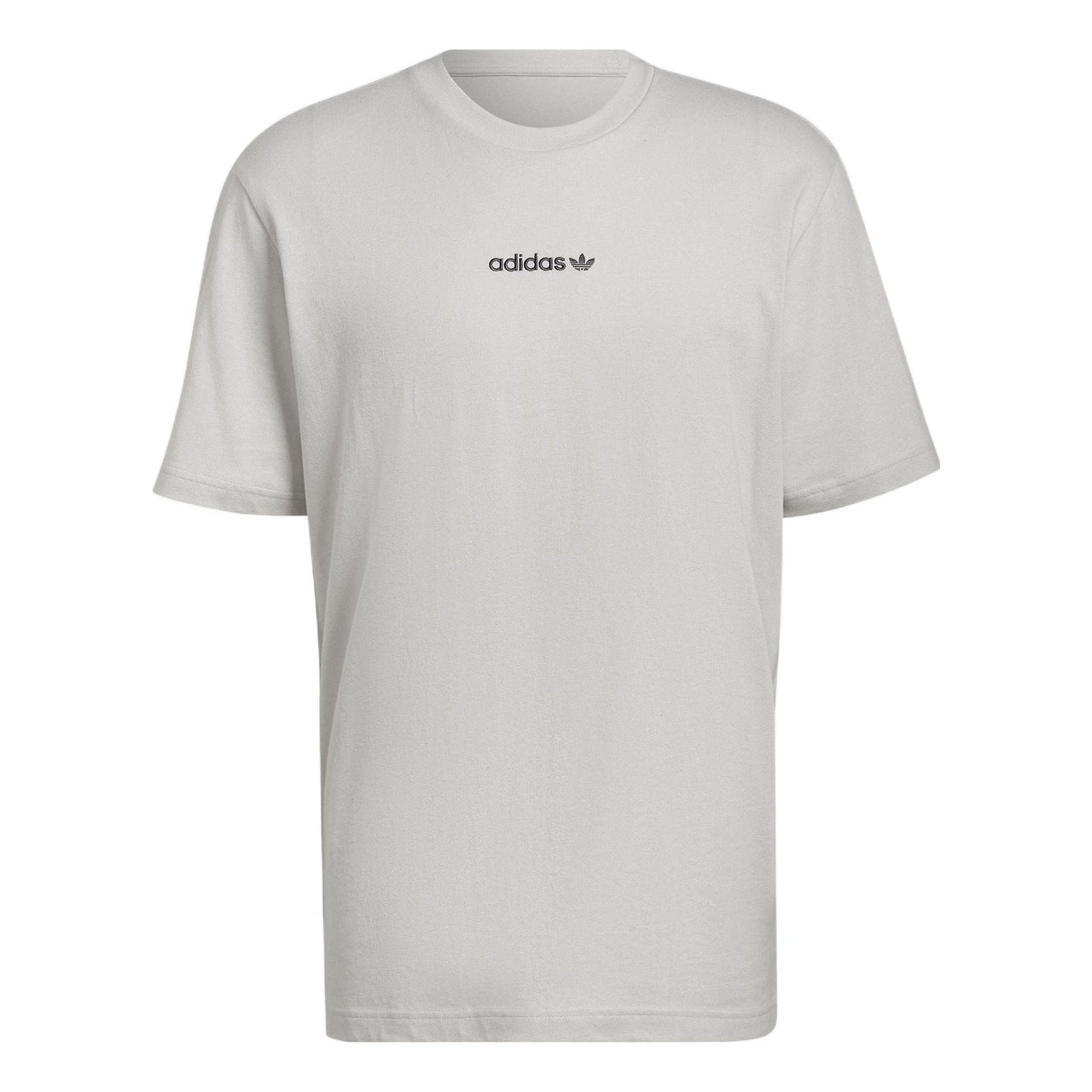 adidas originals Logo Printing Round Neck Pullover Short Sleeve White HN0385