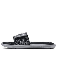 Under Armour Ignite 6 Graphic Strap Slide 'Black Mod Grey' 3024450-007