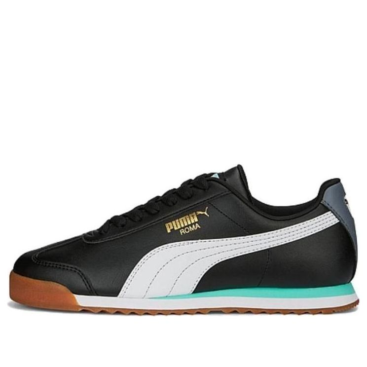 PUMA Roma Basic Plus 'Black White Mint' 369571-45