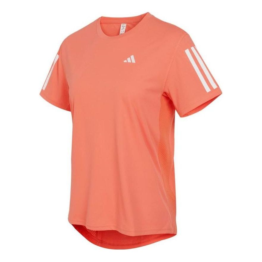 (WMNS) adidas Own the Run T-Shirt 'Orange' IC5196
