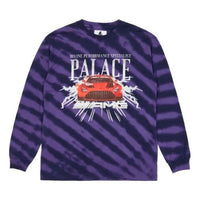 PALACE SS21 x AMG Unisex Longsleeve Purple Logo Printing Long Sleeve Sweatshirt Purple P20AMGLS002