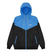 Nike Sportswear Windrunner Hooded Woven Jacket 'Blue Black' DA0002-014
