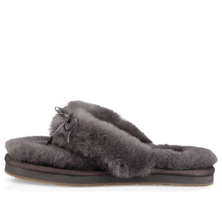 (WMNS) UGG Fluff Flip Flop III 1100250-GREY