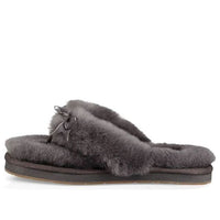 (WMNS) UGG Fluff Flip Flop III 1100250-GREY
