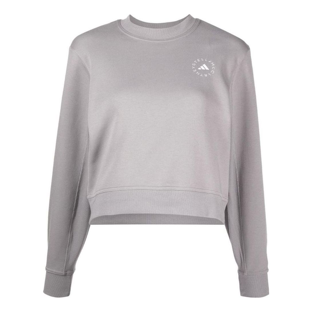 (WMNS) adidas By Stella Mccartney Sportswear Sweatshirt 'Grey' HR2528