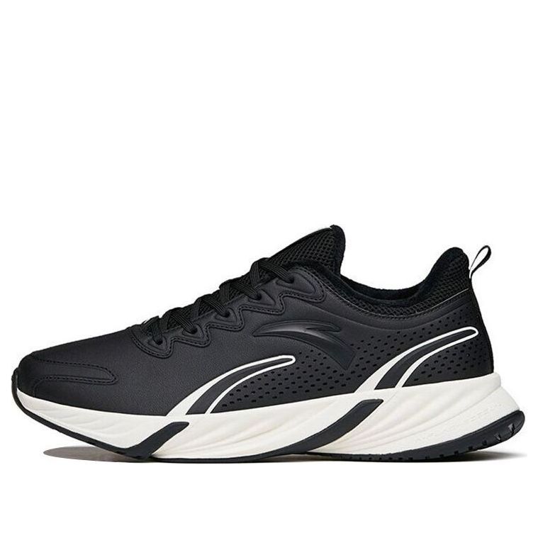 ANTA Running Series Sneakers Fleeced 'Black White' 112145523-12