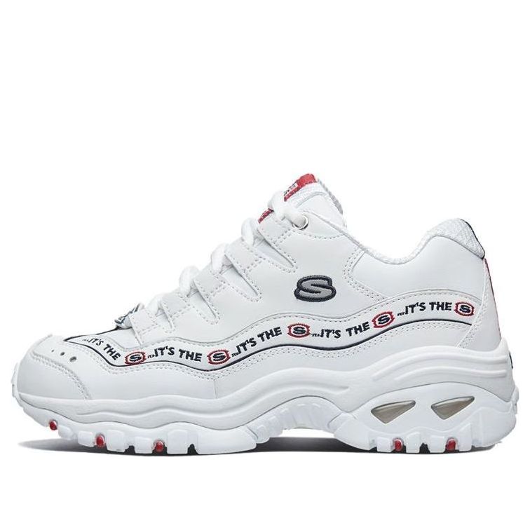 (WMNS) Skechers D Lites Leisure Shoes GS White 13408-WNVR