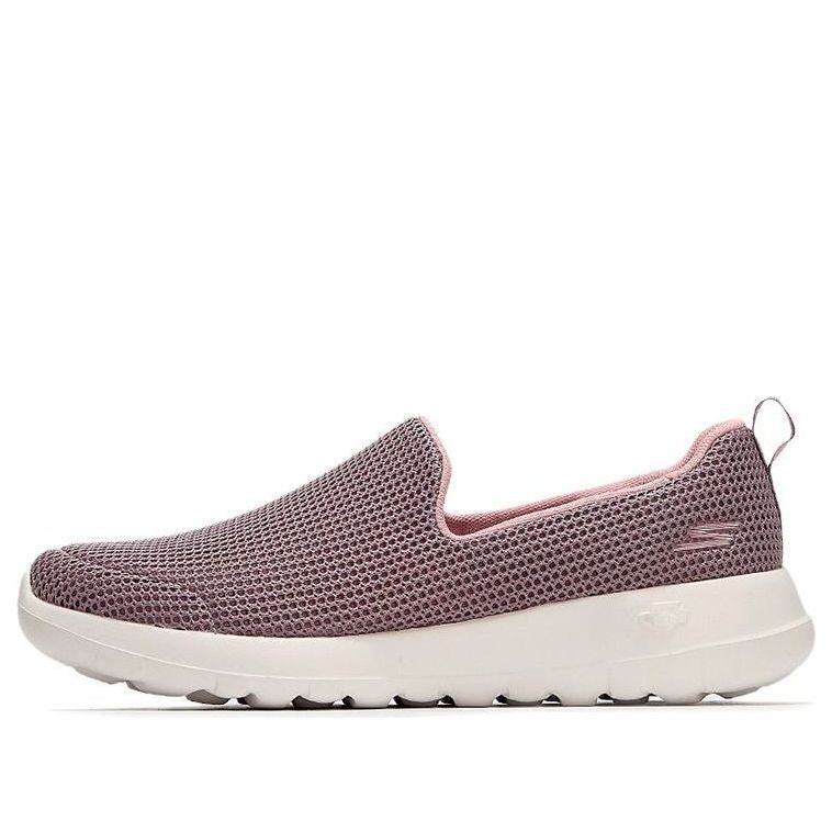 (WMNS) Skechers GO WALK Loafers Gray/Pink 15637-MVE