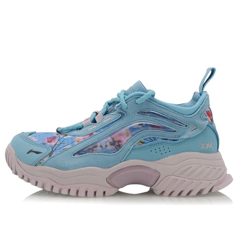 (WMNS) Li-Ning x Xgilr Bad Five White/Blue AGLP146-2