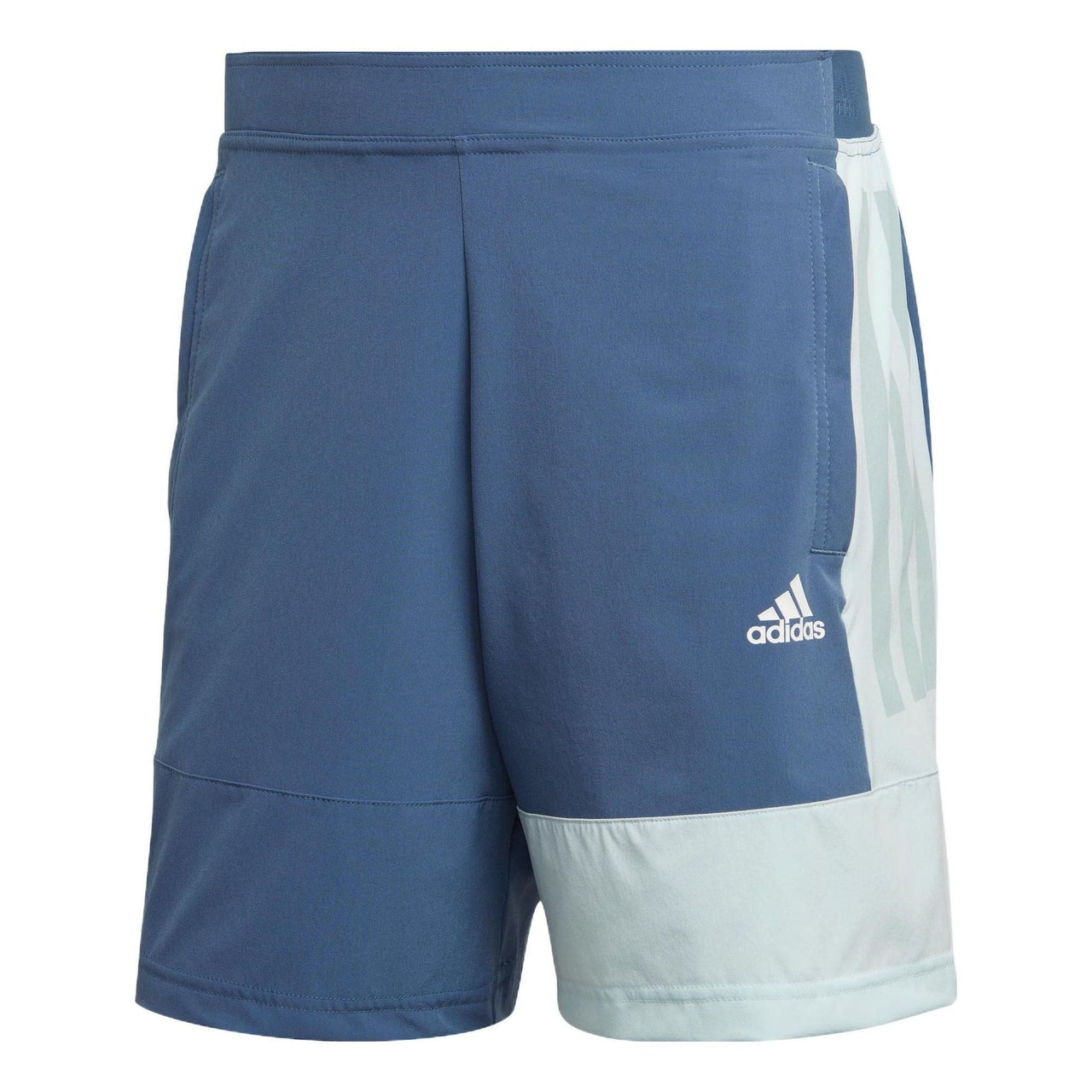 adidas Colorblock Stripe Sports Shorts Blue HZ9696