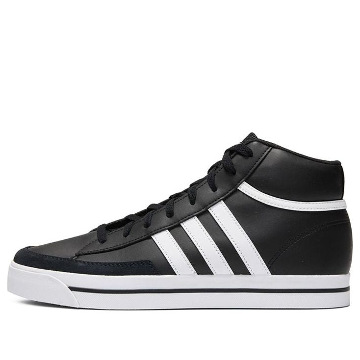 adidas Wear-resistant Lightweight Casual Skateboarding Shoes Black H02214