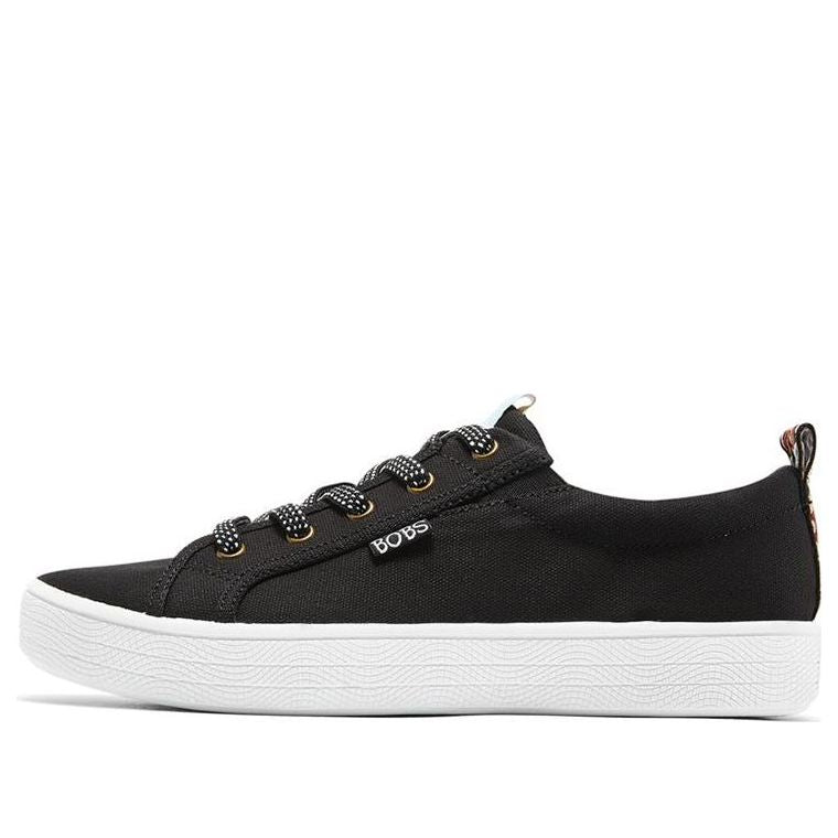 (WMNS) Skechers Bobs B Extra Cute Low Sneakers Black/White 113323-BLK