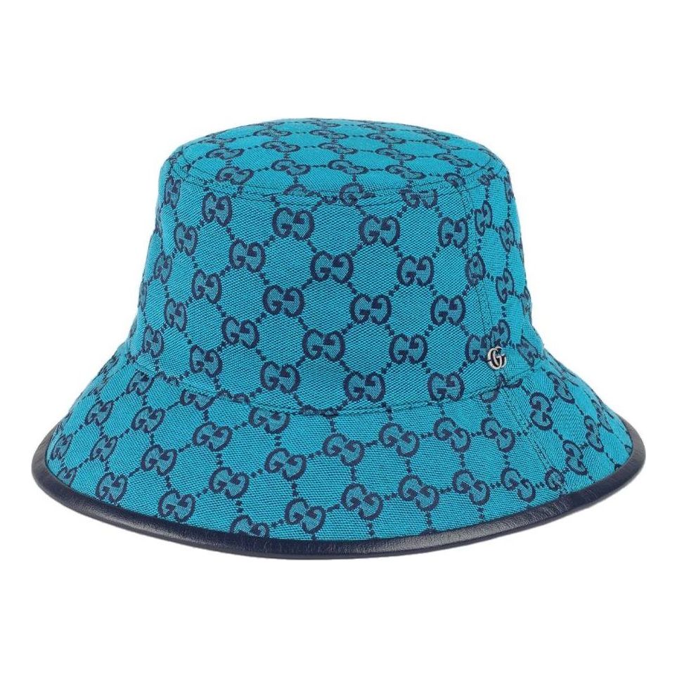 Gucci GG Monogram Multicolor Reversible Bucket Hat 'Blue' 656573-3HAD0-4268